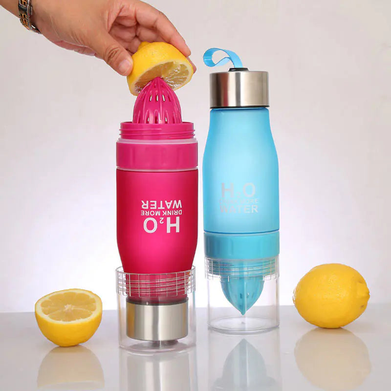 Sports Plastic Lemon Water Bottle