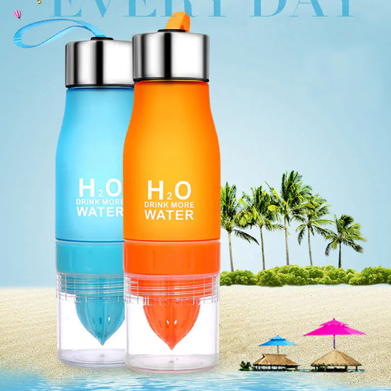 Sports Plastic Lemon Water Bottle